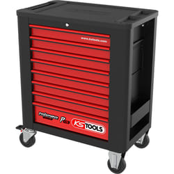 KS TOOLS PERFORMANCEplus P15 Chariot d'atelier NOIR/ROUGE avec 8 tiroirs ( 873.1008 )