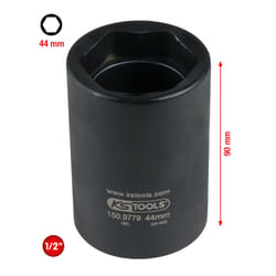 Douille 1/2'' pour rotules de suspension PSA, 44 mm