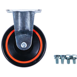 Roue fixe avec vis, h=154 mm, l=568 mm et p=398 mm