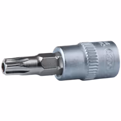 Torx percé Carré d'entraînement intérieur selon DIN 3120 / ISO 1174 avec encoche pour verrouillage par bille avec embout tour ...