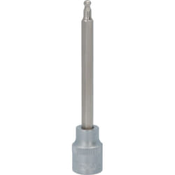 3/8' Douilles tournevis 6 pans intérieur à tête sphérique, longues, 4mm