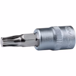 Torx Carré d'entraînement intérieur selon DIN 3120 / ISO 1174 avec encoche pour verrouillage par bille avec embout tournevis  ...