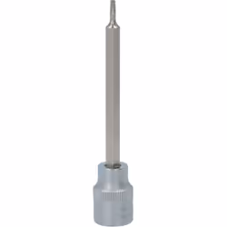 Torx percé Carré d'entraînement intérieur selon DIN 3120 / ISO 1174 avec encoche pour verrouillage par bille Version longue a ...