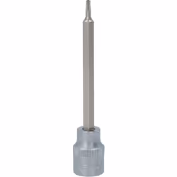 Torx percé Carré d'entraînement intérieur selon DIN 3120 / ISO 1174 avec encoche pour verrouillage par bille Version longue a ...