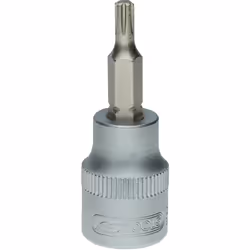 RIBE® Carré d'entraînement intérieur selon DIN 3120 / ISO 1174 avec encoche pour verrouillage par bille avec embout tournevis ...
