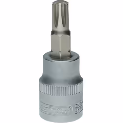 RIBE® Carré d'entraînement intérieur selon DIN 3120 / ISO 1174 avec encoche pour verrouillage par bille avec embout tournevis ...