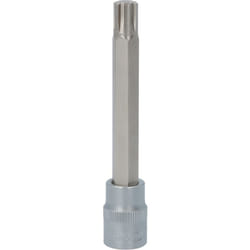 3/8' Douilles tournevis renforcé, ribe, M10, 100 mm