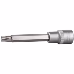 RIBE® Carré d'entraînement intérieur selon DIN 3120 / ISO 1174 avec encoche pour verrouillage par bille Version longue avec e ...