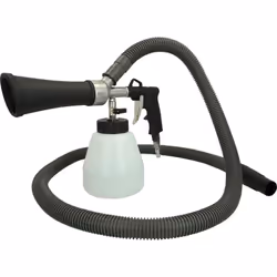 Pour le nettoyage professionnel des tissus, garnitures, canaux d'aération, tapis... Fonctionnement pneumatique avec une utili ...