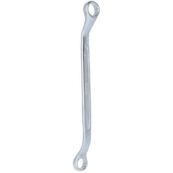 Clé polygonale double, légèrement coudée, 14x15 mm