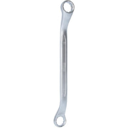 Clé polygonale double, légèrement coudée, 18x19 mm