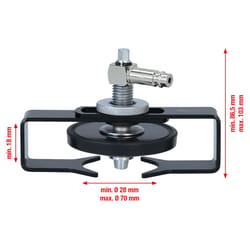 Kstools - Adaptateur universel de manchon de purge, réglable