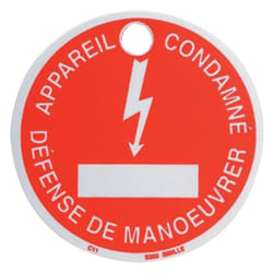 Kstools - ks Tools - Macaron plastique diamètre 80 mm, trou 10 mm - Appareil condamné - 117.1436