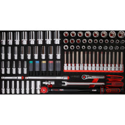 Kstools - scs 1/2 Module de douilles, 86 pcs, modules système 1.1/3