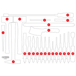 Kstools - Insert en mousse pour le 811.0022
