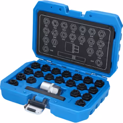Gamme de 22 pcs La gamme de systèmes antivol BT691390 BRILLIANT TOOLS pour VW comprend des systèmes de rechange adaptés en ca ...