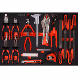 Module 1/1 Pour servantes d'atelier et coffres à outils Rangement ordonné grâce à une découpe Résistant aux hydrocarbures et  ...