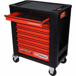 Kstools - Composition pour servante d'atelier Performanceplus P15 avec 299 outils pour 5 tiroirs
