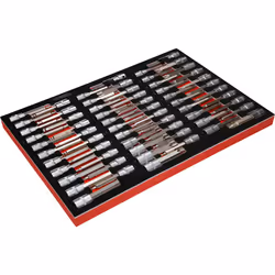 Jeu de douilles tournevis 1/2 dans insert en mousse, 64 pcs - Vue supplémentaire 2