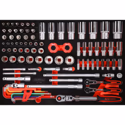 KS Tools 811.0092, Ensemble de douilles, 92 tête(s), 8,4 kg