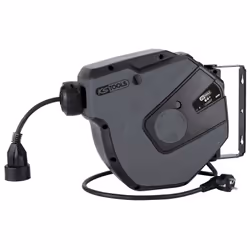 Ressort de rappel Support mural orientable à 180° Disjoncteur thermique intégré IP34 - Code EAN: 4042146856345 - Couleur: gri ...