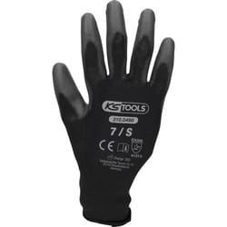 Gant maille fine micro, noirs, 12 paires 7