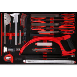 Kstools - ks tools Jeu d'outils de mesure et de limes dans un emballage en mousse 28 pièces - 811.0028