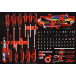 KS Tools 811.0105, Ensemble de douilles, 105 tête(s), 4,16 kg