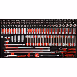 KS Tools 813.0165, Ensemble de douilles, 165 tête(s), 12,3 kg