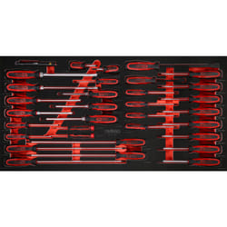 Kstools - Jeu de tournevis dans insert en mousse, 33 pcs
