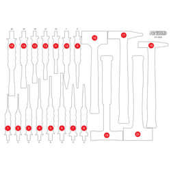 Kstools - Insert en mousse vide pour 811.0020