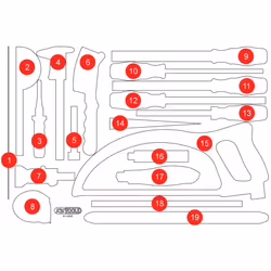 KS Tools 811.0028-97, 1 pièce(s), 191 g