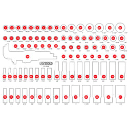 Kstools - Insert en mousse vide pour 811.0099
