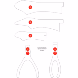 Insert en mousse vide pour 812.0007 Tailles des inserts S Longueur 398.0 Poids 100 Largeur en mm 266.0 Taille de l'emballage ...