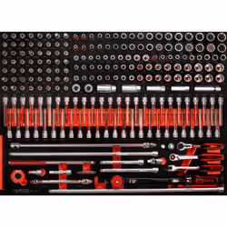 KS Tools 821.0221, Ensemble de douilles, 221 tête(s), 16,2 kg