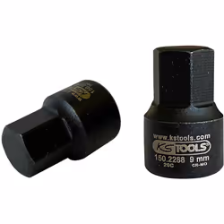 KS Tools 150.2288, Prise, 1/4", Métrique, 1 tête(s), Sulfate de chondroïtine, DIN 3120, ISO 1174, DIN 7422