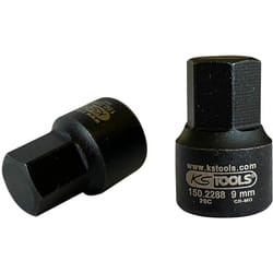 Kstools - Douille tournevis 6 pans creux 1/4 sur l'étrier de frein, 9 mm
