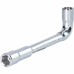 6 pans Tête coudée à 90° Côté court percé Taille de clé 8 mm La clé à pipe BRILLIANT TOOLS BT015008 est forgée en acier chrom ...