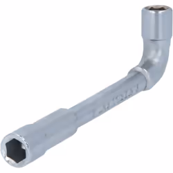 6 pans Tête coudée à 90° Côté court percé Taille de clé 9 mm La clé à pipe BRILLIANT TOOLS BT015009 est forgée en acier chrom ...