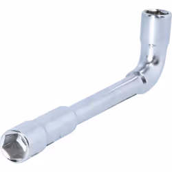 6 pans Tête coudée à 90° Côté court percé Taille de clé 10 mm La clé à pipe BRILLIANT TOOLS BT015010 est forgée en acier chro ...