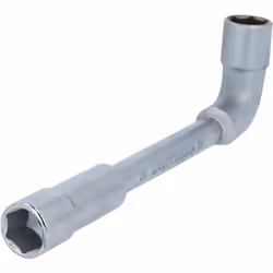 6 pans Tête coudée à 90° Côté court percé Taille de clé 15 mm La clé à pipe BRILLIANT TOOLS BT015015 est forgée en acier chro ...