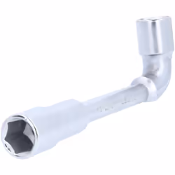 6 pans Tête coudée à 90° Côté court percé Taille de clé 21 mm La clé à pipe BRILLIANT TOOLS BT015021 est forgée en acier chro ...