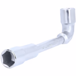 6 pans Tête coudée à 90° Côté court percé Taille de clé 22 mm La clé à pipe BRILLIANT TOOLS BT015022 est forgée en acier chro ...