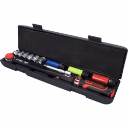 Clé dynamométrique ERGOTORQUEprecision avec trousse, 20-200Nm, 11 pcs