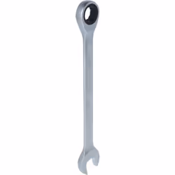 Fabriqué selon la norme DIN 3113 Denture fine de 72 dents Angle de pivotement arrière de 5° Forme droite Chromé mat Chrome va ...