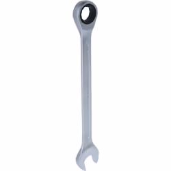Fabriqué selon la norme DIN 3113 Denture fine de 72 dents Angle de pivotement arrière de 5° Forme droite Chromé mat Chrome va ...