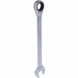Fabriqué selon la norme DIN 3113 Denture fine de 72 dents Angle de pivotement arrière de 5° Forme droite Chromé mat Chrome va ...
