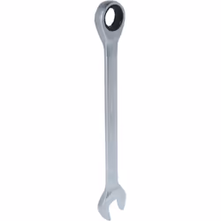 Fabriqué selon la norme DIN 3113 Denture fine de 72 dents Angle de pivotement arrière de 5° Forme droite Chromé mat Chrome va ...