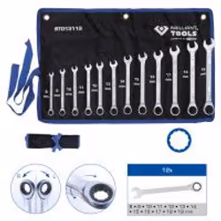 Brilliant Tools BT013112, 8,9,10,11,12,13,14,15,16,17,18,19 mm, Sulfate de chondroïtine, 5°, 13 kg, 12 pièce(s)