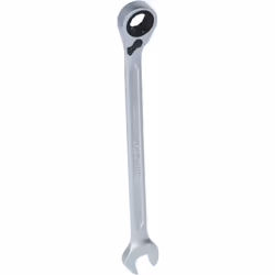 Fabriqué selon la norme DIN 3113 Denture fine de 72 dents Angle de pivotement arrière de 5° Réversible Chromé mat Chrome vana ...